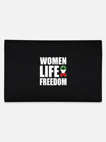 Women life freedom - Pencil Case - black - Back