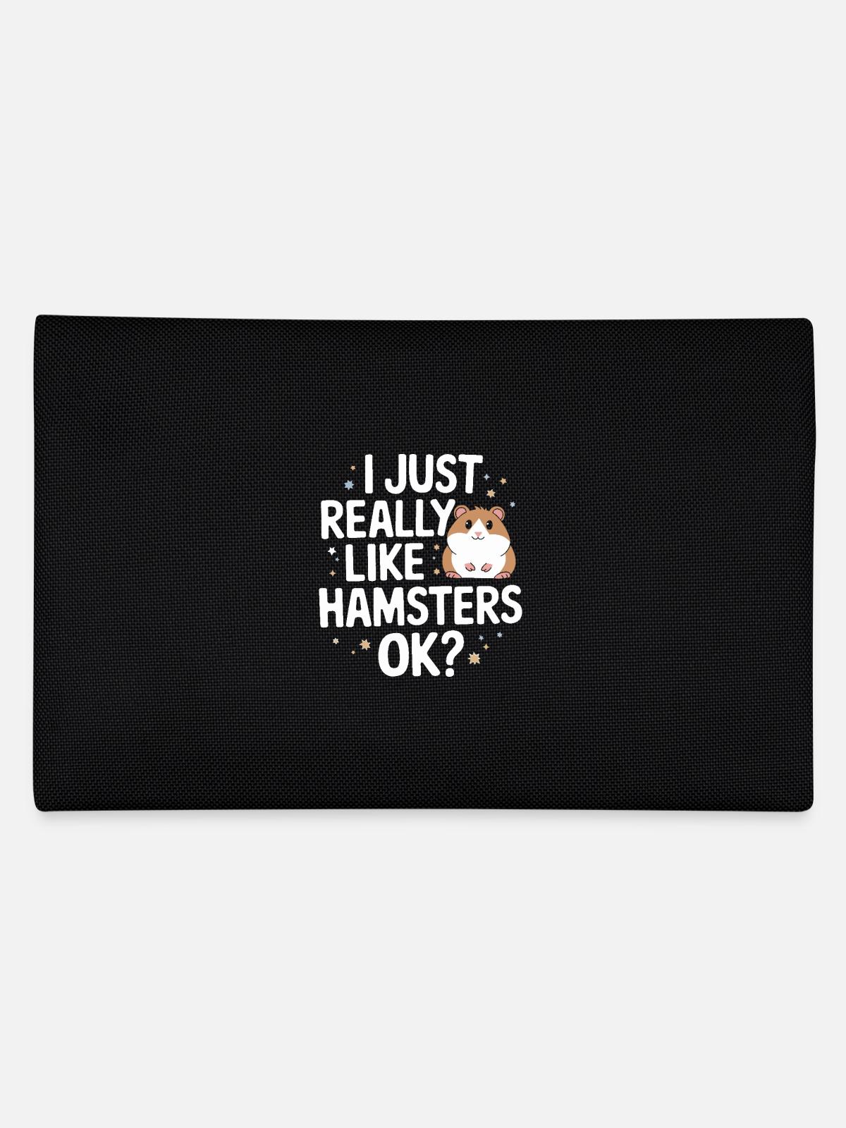 Hamster - Pencil Case - black - Back