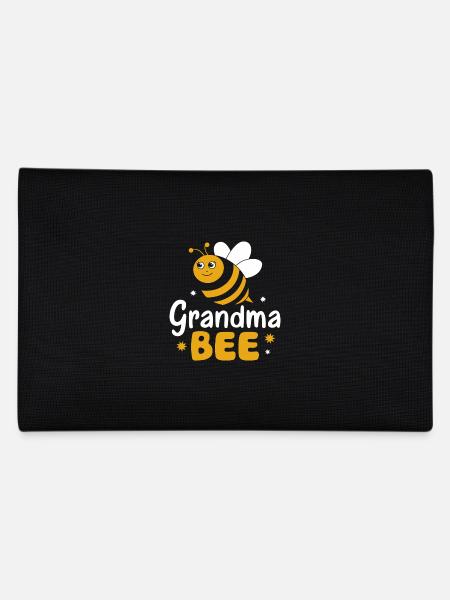 Honigbiene Imker Bienen Biene - Federtasche - Schwarz - Hinten