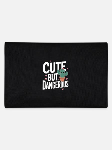 Cactus Cacti Desert Plant - Pencil Case - black - Back