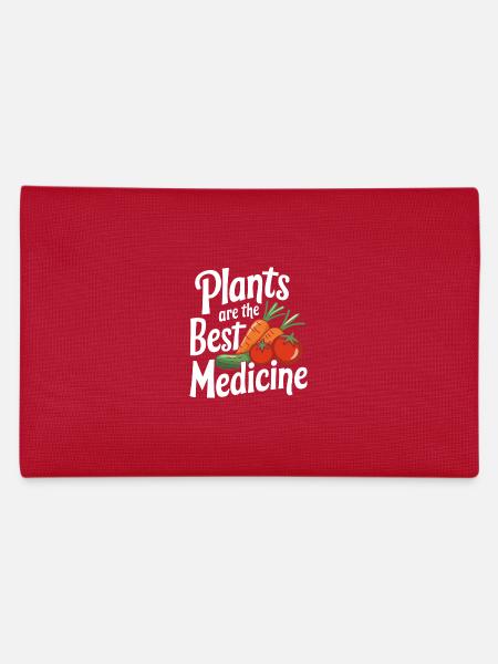 Vegetarisch Vegan Veggie Vegetarier - Federtasche - Rot - Hinten
