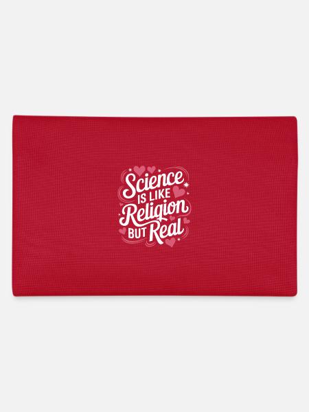 Atheismus Atheist Anti-Religion Agnostiker - Federtasche - Rot - Hinten