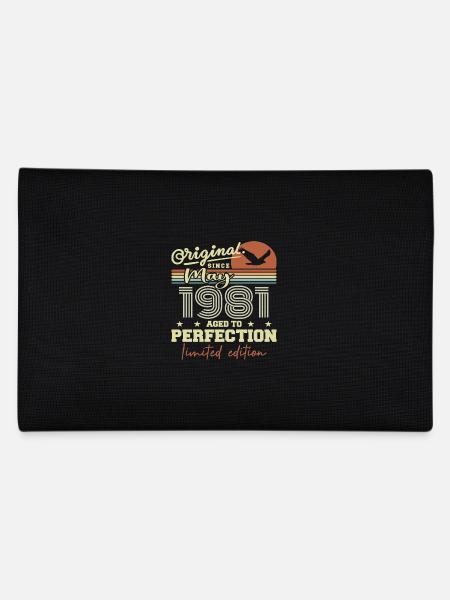 Mai 1981 | Mai 1981 Mai 1981 Geburtstagsgeschenk - Federtasche - Schwarz - Hinten