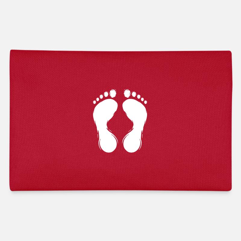 Footprint Footprints Design White Pencil Case