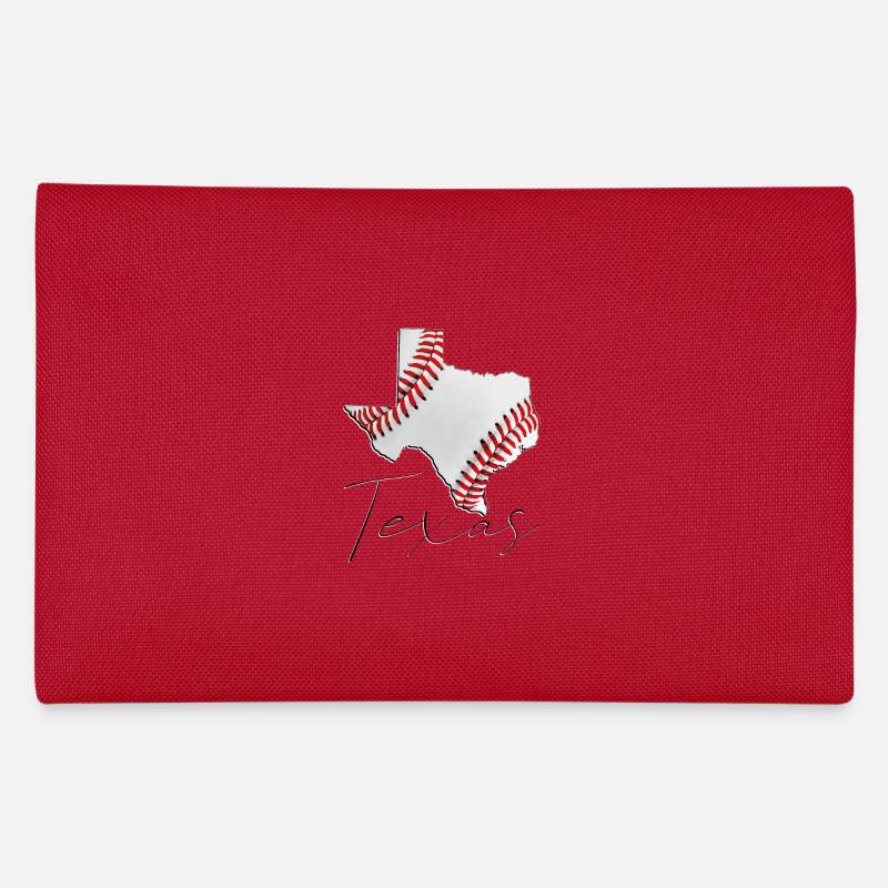 Real Baseball in Texas State Map TX Pencil Case