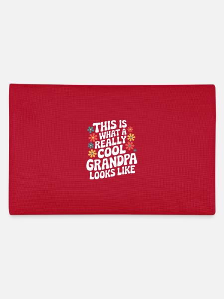 Papy Grand-père Famille Fête des pères - Trousse - rouge - Dos
