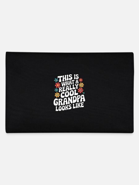 Papy Grand-père Famille Fête des pères - Trousse - noir - Dos