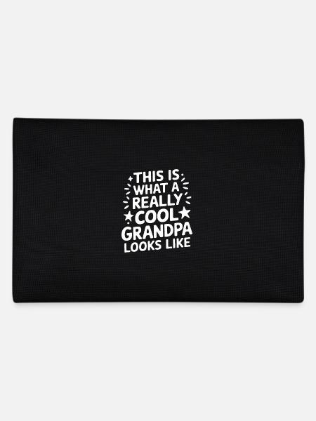 Papy Grand-père Famille Fête des pères - Trousse - noir - Dos