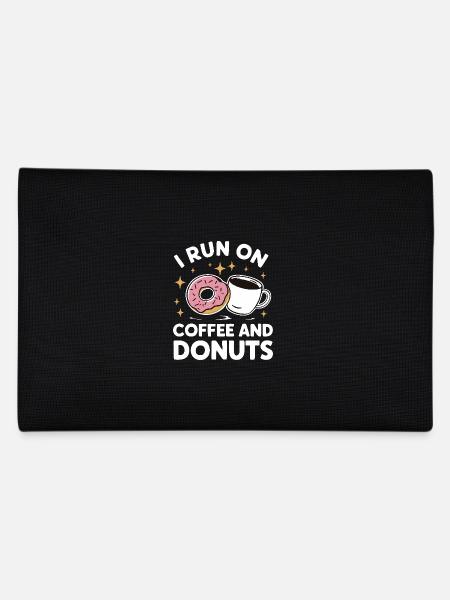 Donut Donuts Süßigkeiten Bagel - Federtasche - Schwarz - Hinten