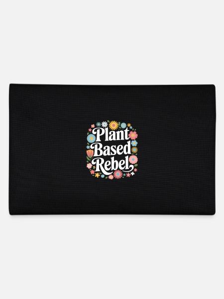 Vegetarian Vegan Veggie Vegetarian - Pencil Case - black - Back