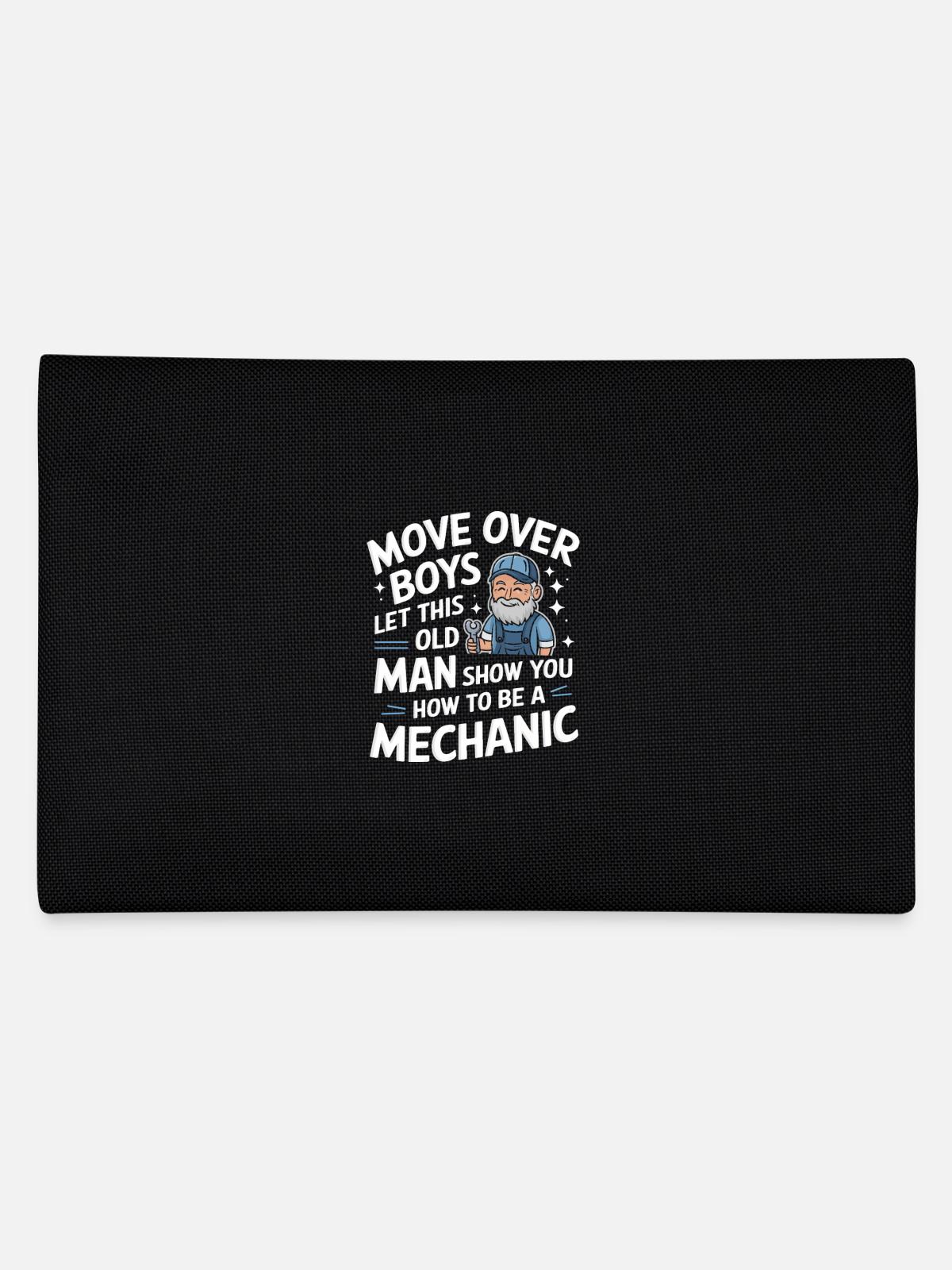 Mechanic Mechanic Workshop - Pencil Case - black - Back