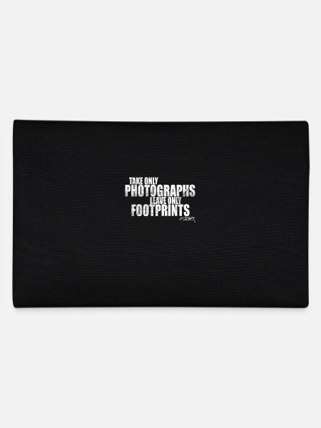 Urban Explorers Urbex Lost Places Photo Footprints - Pencil Case - black - Back