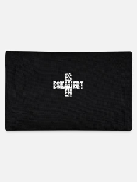 Es Eskaliert Eh Party Club Junggesellenabschied - Federtasche - Schwarz - Hinten