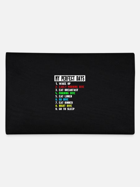 MON JOUR DE PLONGÉE PARFAIT - PLONGÉE - journée parfaite - Trousse - noir - Dos