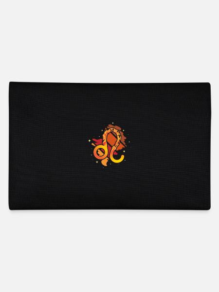 astrological sign Leo - Pencil Case - black - Back