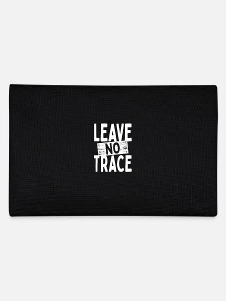 Leave No Trace Survival Camping Bergsteigen Natur - Federtasche - Schwarz - Hinten