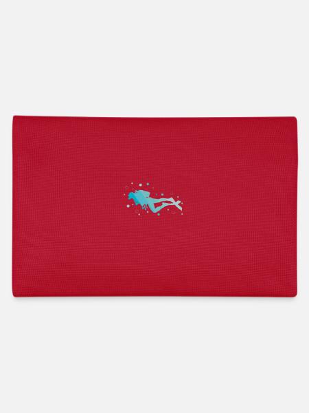 Taucher - Federtasche - Rot - Hinten