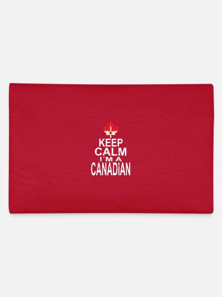 Keep Calm Im a Canadian - Pencil Case - red - Back