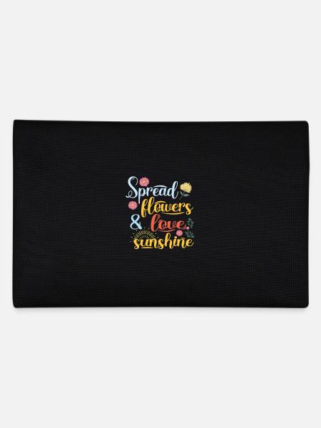 spread flowers blumen und liebeSpread Flowers Blum - Federtasche - Schwarz - Hinten