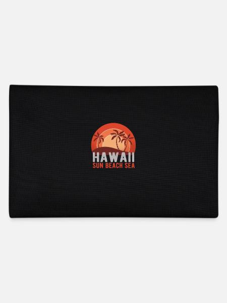 Hawaii - Federtasche - Schwarz - Hinten