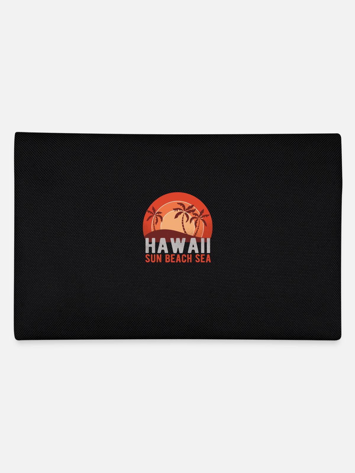 Hawaii - Federtasche - Schwarz - Hinten
