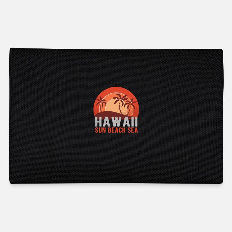 Hawaii - Federtasche - Schwarz