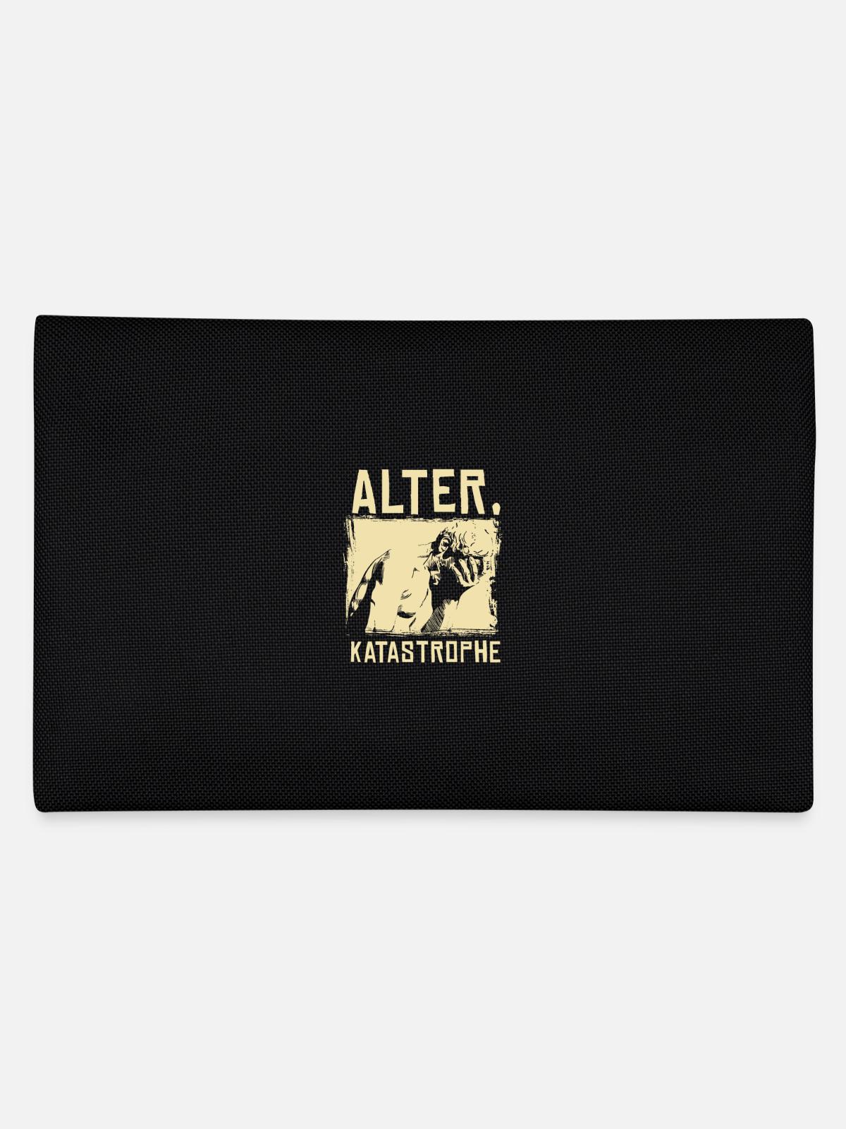 Alter Katastrophe - Federtasche - Schwarz - Hinten