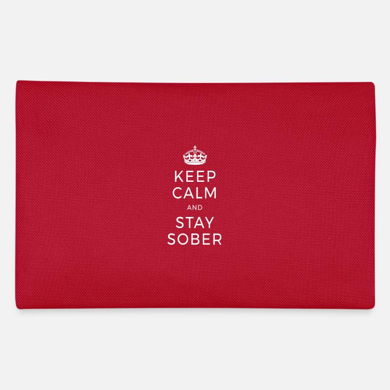Keep Calm And Stay Sober Abstinenz AA Ohne Alkohol Federtasche