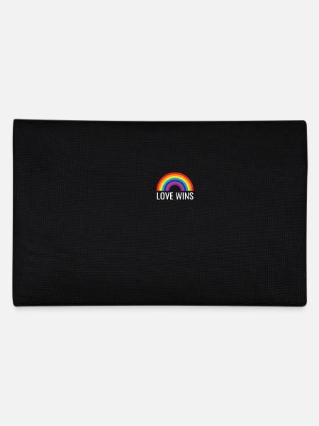 Love wins - Pencil Case - black - Back