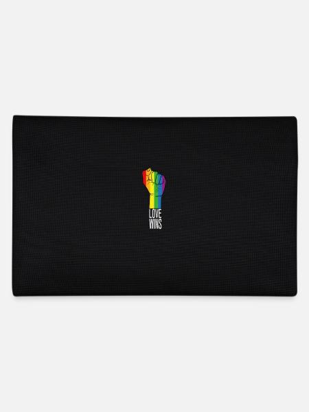 Love wins - Pencil Case - black - Back