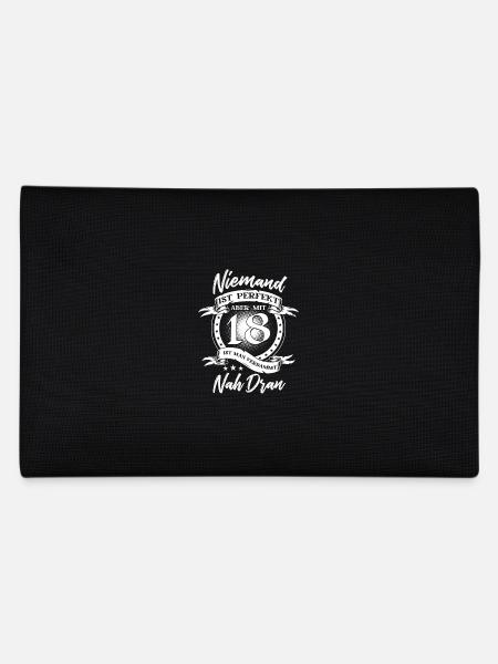 18. Geburtstag - Federtasche - Schwarz - Hinten