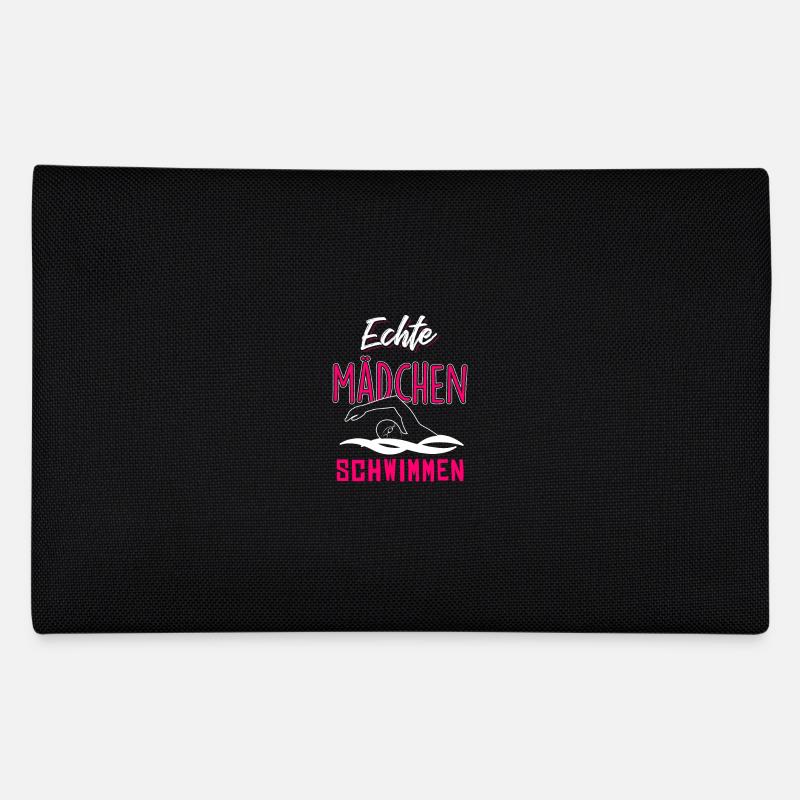 Echte Mädchen schwimmen Federtasche