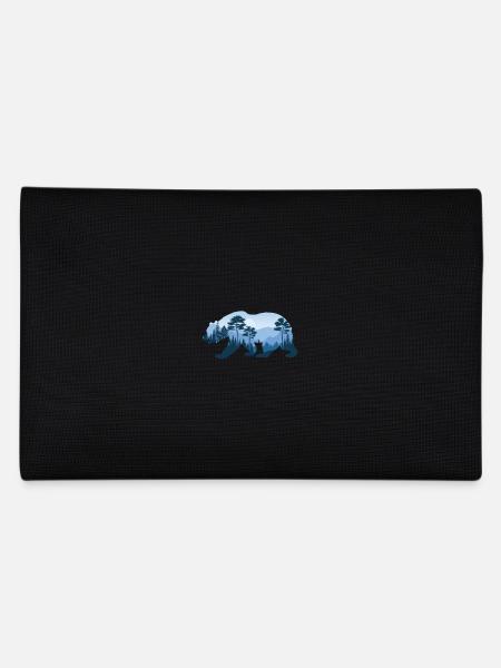Bären Design - Federtasche - Schwarz - Hinten