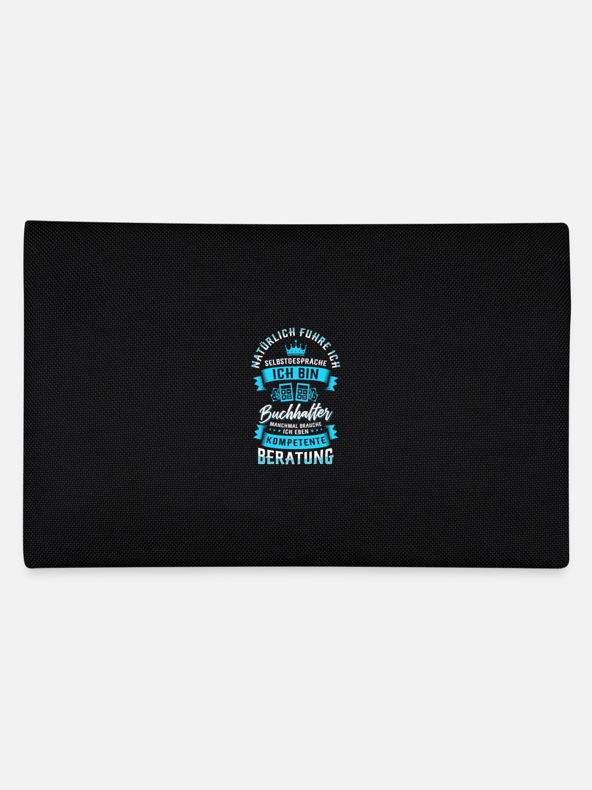 Buchhalterin Spruch - Federtasche - Schwarz - Hinten