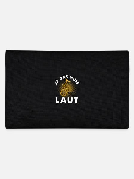 Horn Ja das muss so laut - Federtasche - Schwarz - Hinten
