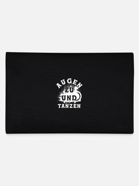 Tanzen Spruch - Federtasche - Schwarz - Hinten