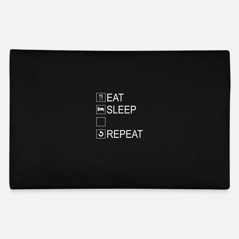 Eat Sleep Repeat Template Pencil Case