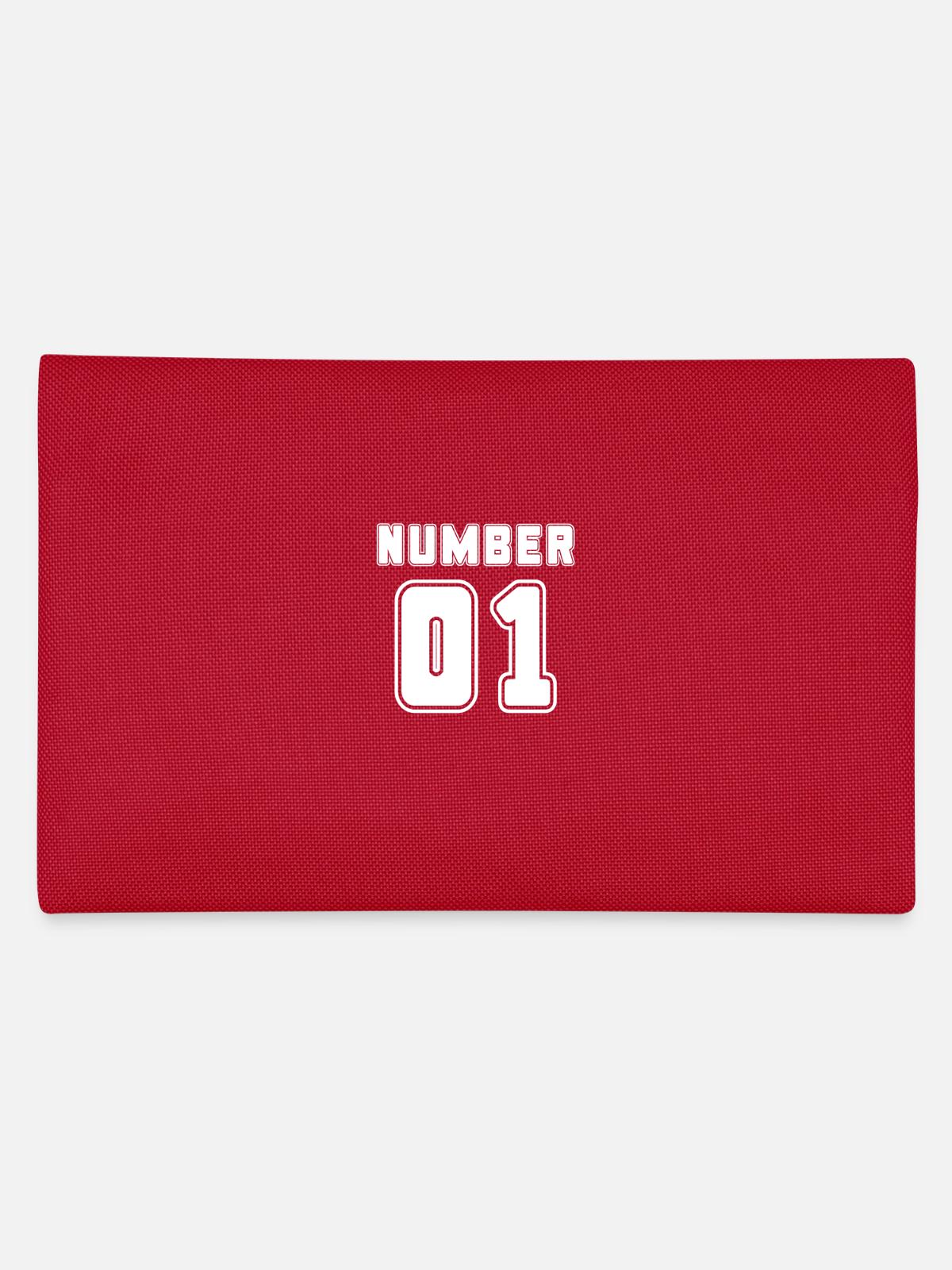 Numéro 1 - Trousse - rouge - Dos