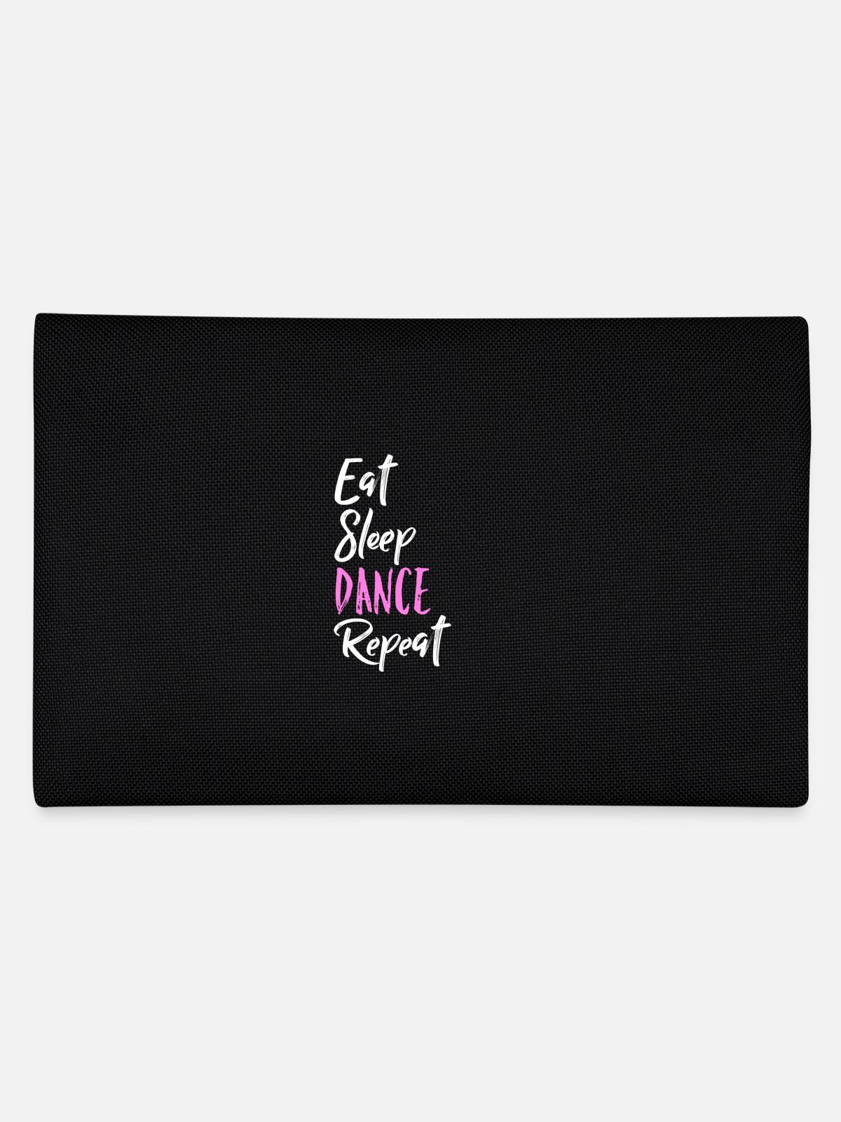 Eat sleep dance repeat - Pencil Case - black - Back