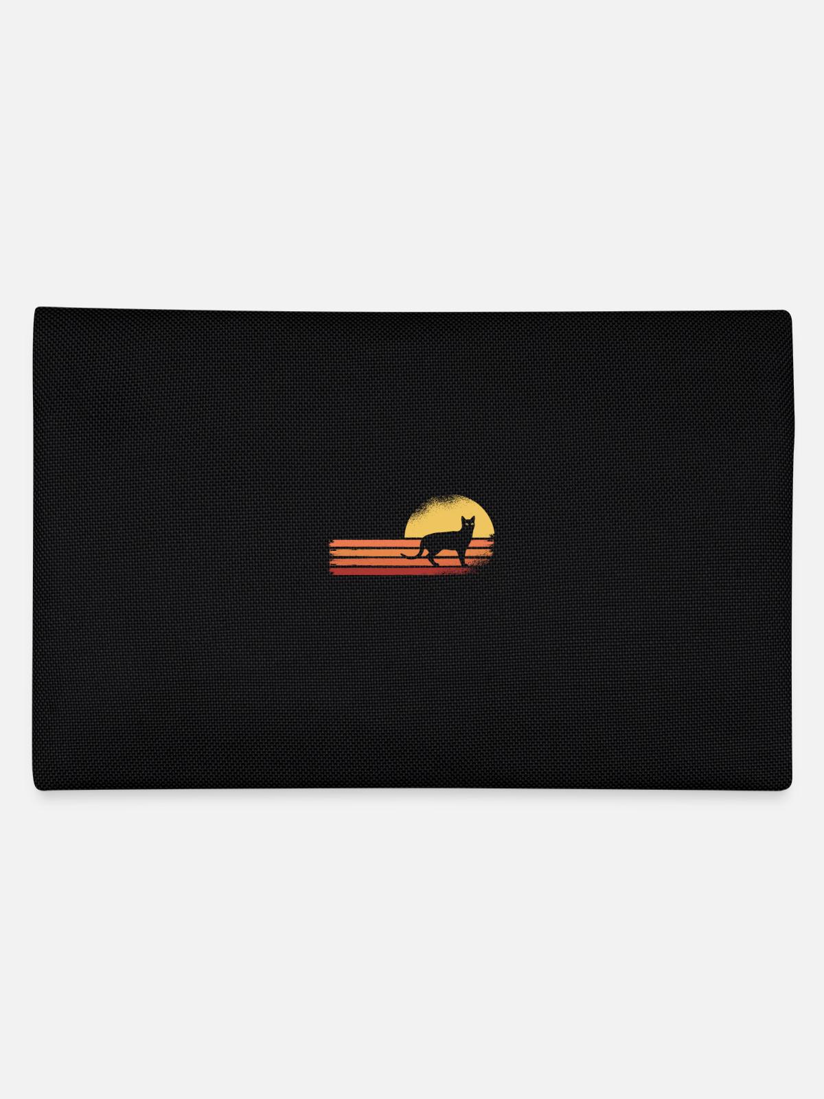 Chat noir - Trousse - noir - Dos
