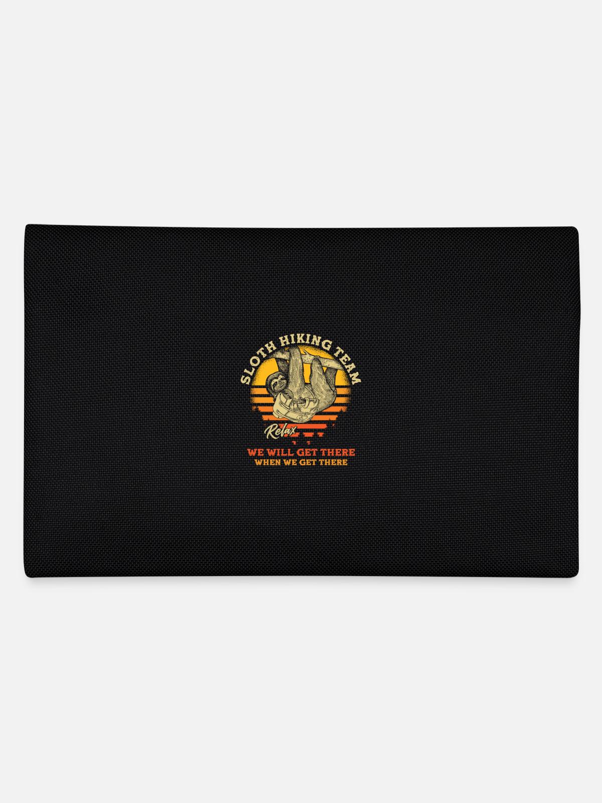 Sloth Hiking Team - Federtasche - Schwarz - Hinten