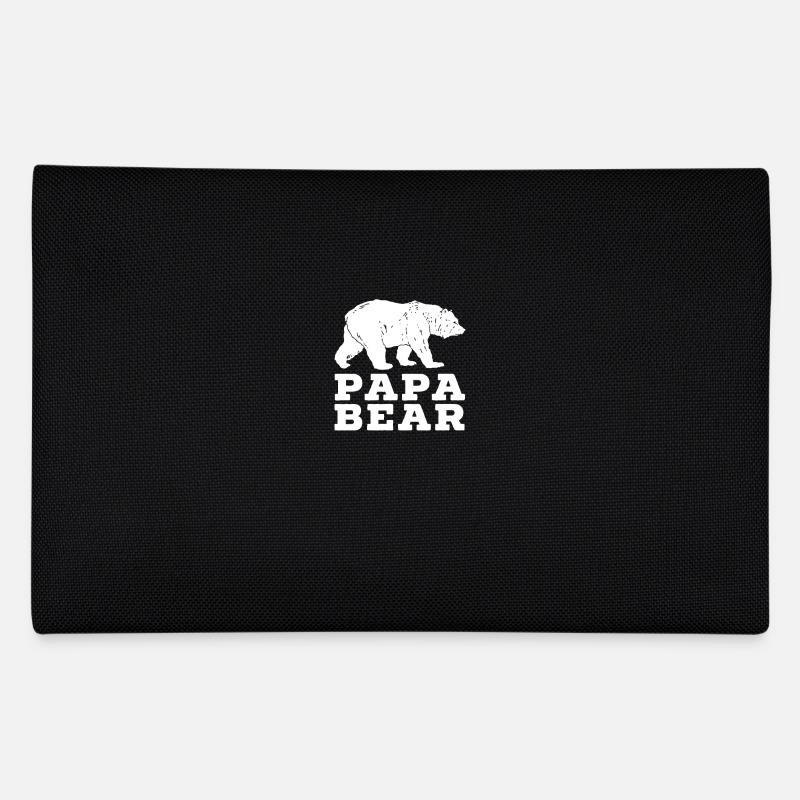 Papa Bär - Federtasche - Schwarz