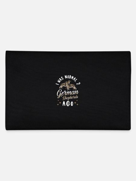 German shepherd sayings - Pencil Case - black - Back