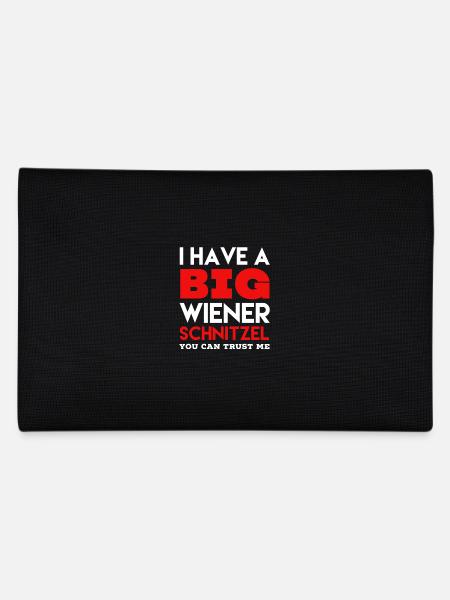 Wiener Schnitzel saying - Pencil Case - black - Back