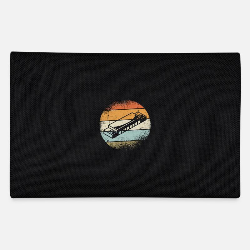 Mundharmonika Motiv Federtasche