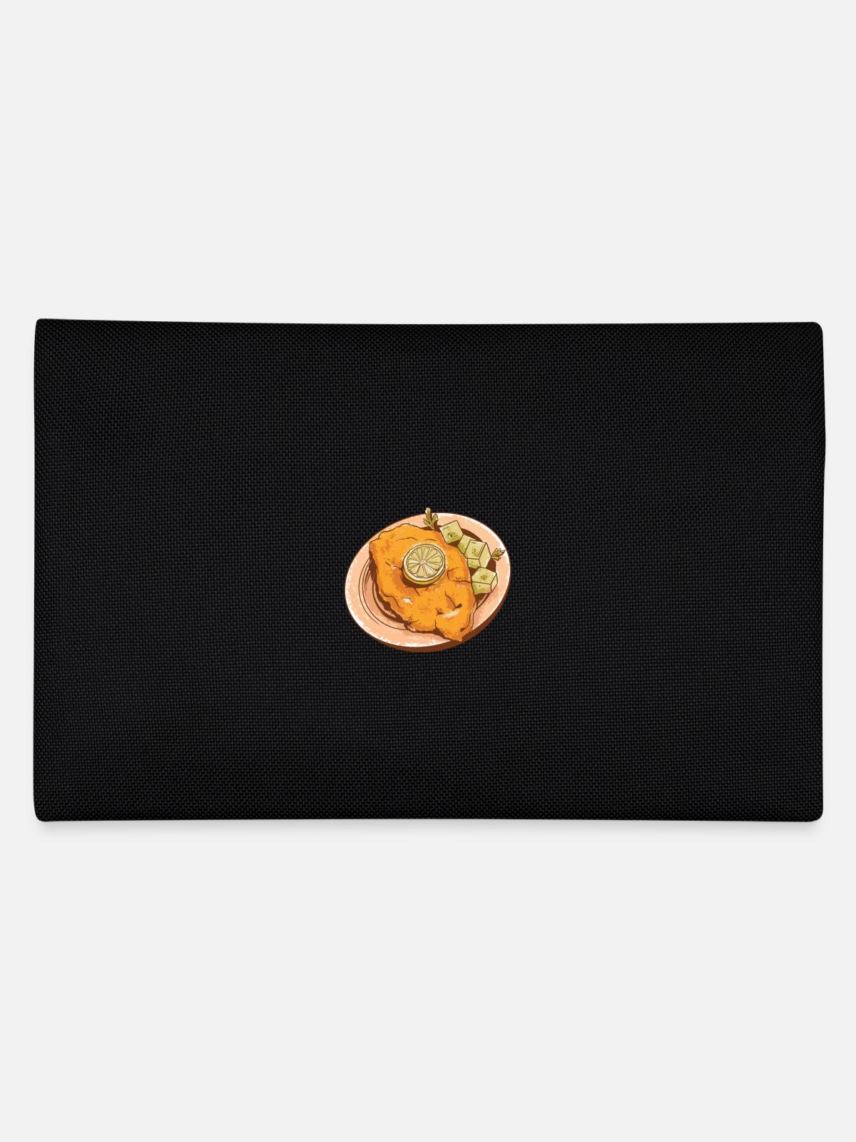 Wiener schnitzel - Pencil Case - black - Back