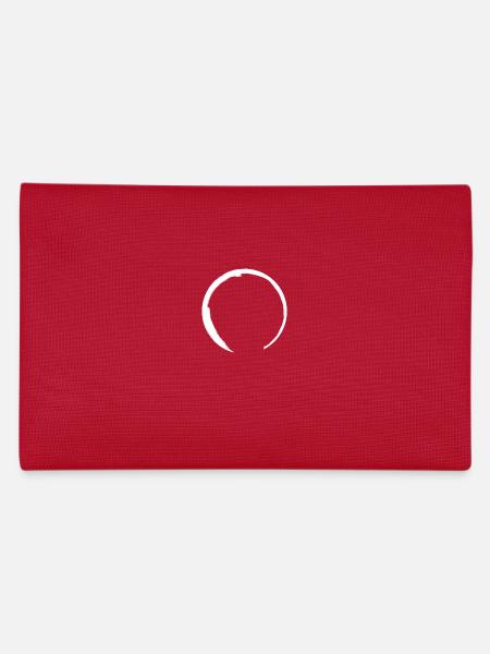Zen Circle Buddhism - Pencil Case - red - Back