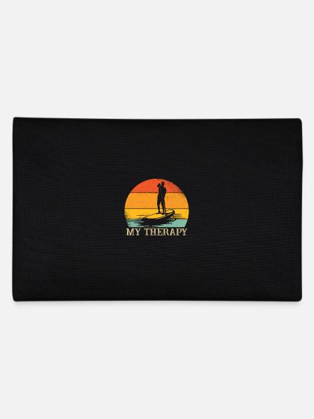 Stand Up Paddle Therapie SUP - Federtasche - Schwarz - Hinten