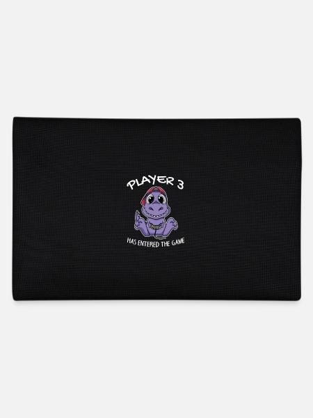 Troisième enfant joueur 3 bébé dinosaure enceinte - Trousse - noir - Dos