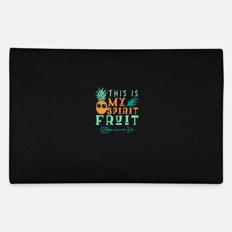 Ananas Spruch lustig - Federtasche - Schwarz
